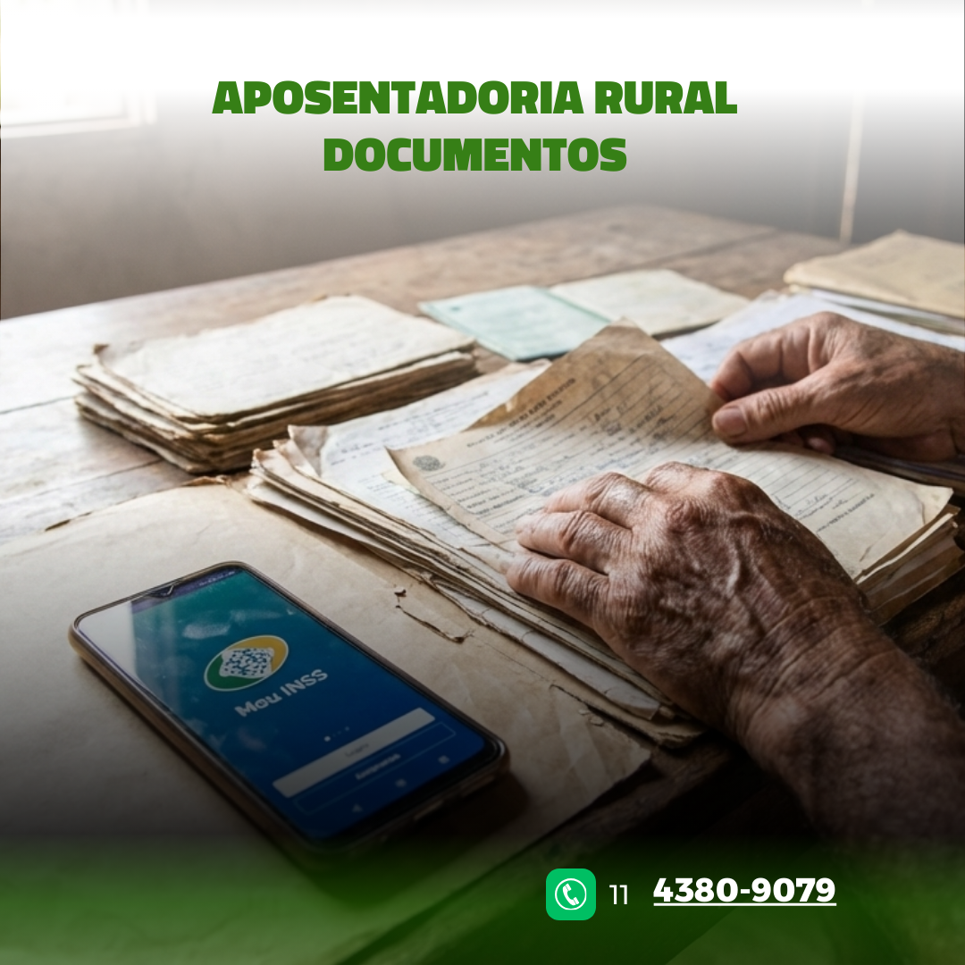 documentos para aposentadoria rural